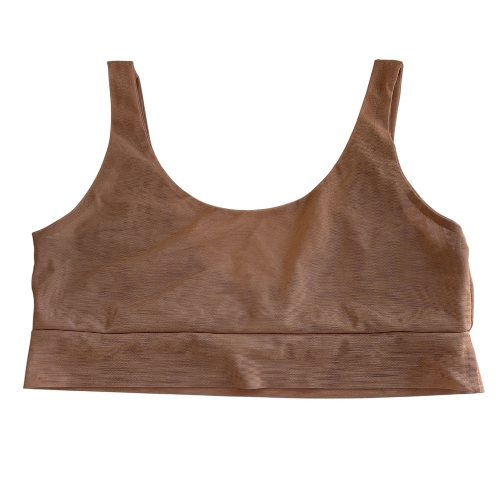 Underbears Nude Mesh Bra Sz L